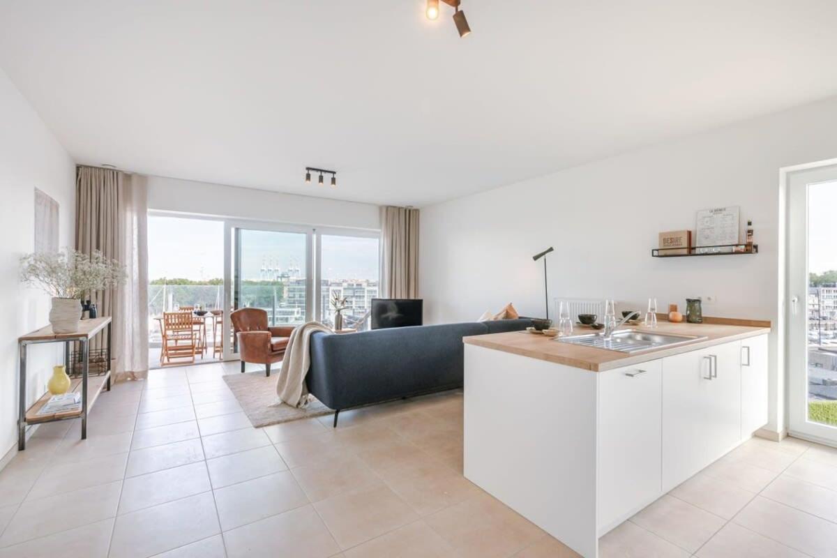 Huswell - Lovely New Apartment At The Harbor + Parking Brugge Ngoại thất bức ảnh