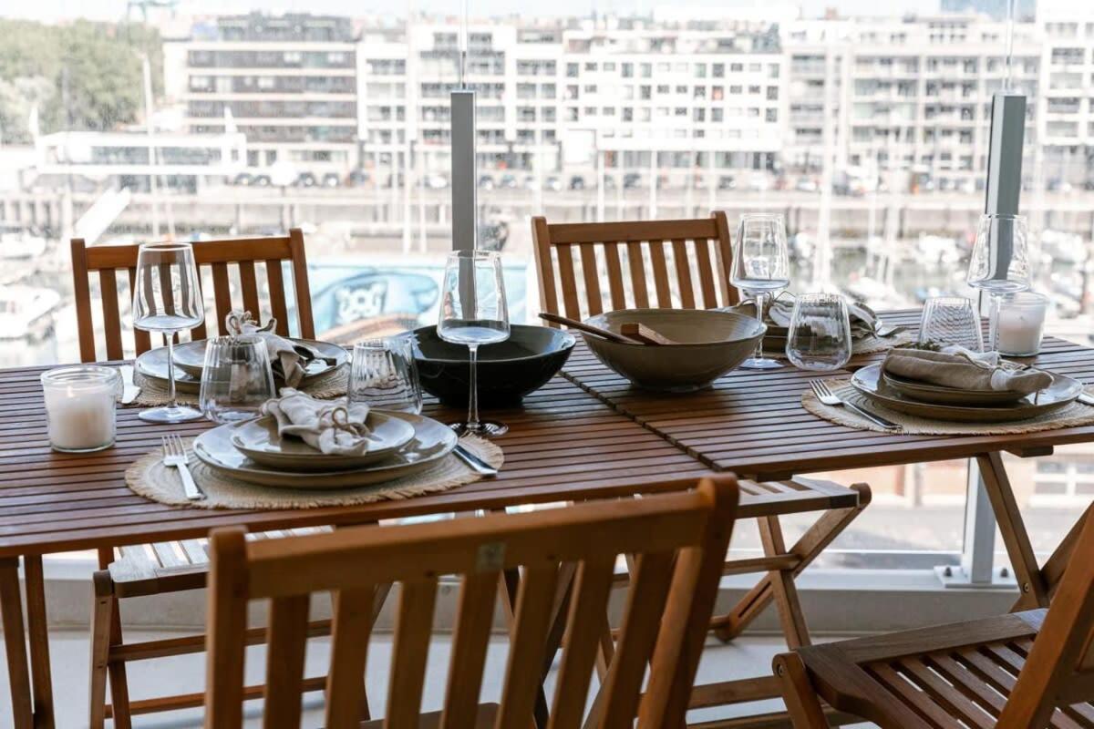 Huswell - Lovely New Apartment At The Harbor + Parking Brugge Ngoại thất bức ảnh